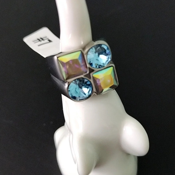 Women's Chunky Statement Cocktail Ring | Size 7 | Stainless Steel - Picture 10 of 17